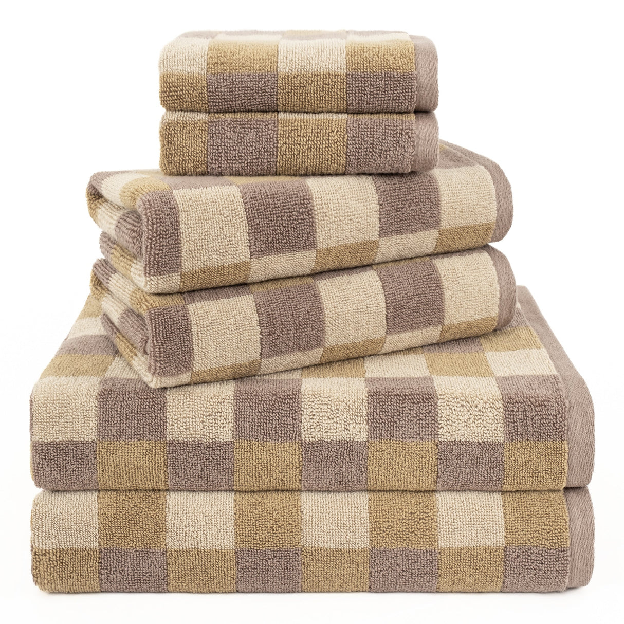 American Soft Linen Wizard Collection 100% Combed Cotton Luxury 6 Piece Towel Set, Yarn Dyed Ultra Soft and Plush 550 GSM Towels for Bathroom From American Soft Linen