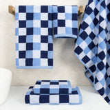 American Soft Linen Wizard Collection 100% Combed Cotton Luxury 6 Piece Towel Set, Yarn Dyed Ultra Soft and Plush 550 GSM Towels for Bathroom From American Soft Linen