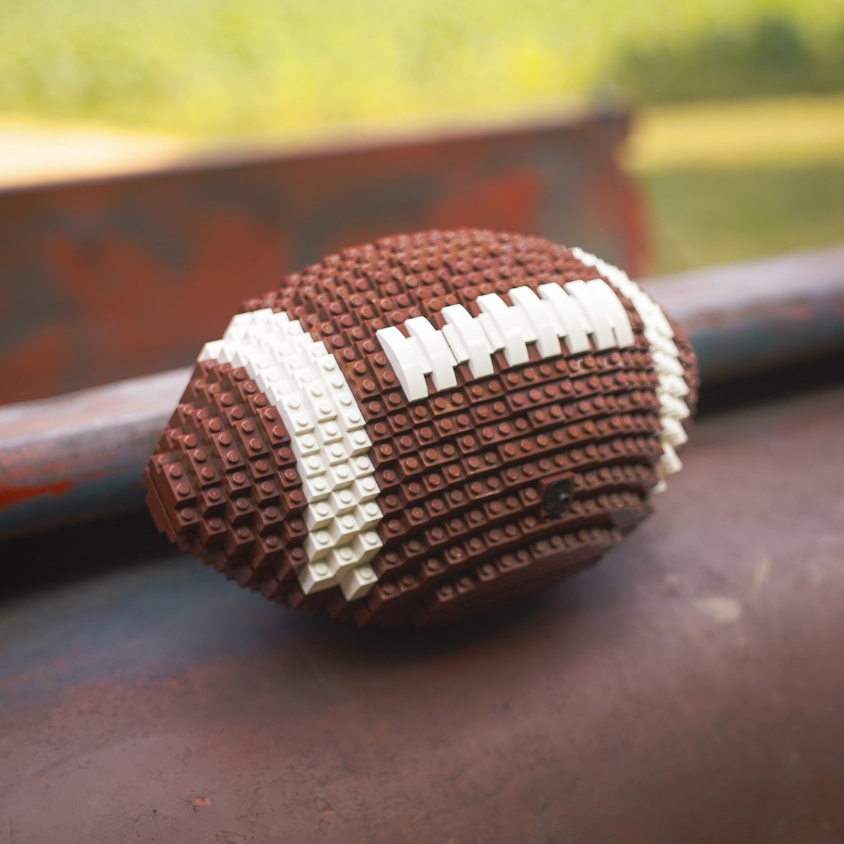 Life-Sized American Football from Bricker Builds