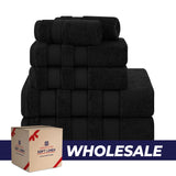 Salem 6 Piece 100% Cotton Luxury Bath Towel Set - 10 Set Case Pack From American Soft Linen