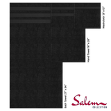 Salem 6 Piece 100% Cotton Luxury Bath Towel Set - 10 Set Case Pack From American Soft Linen