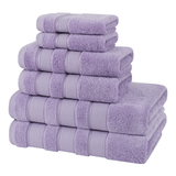 Salem 6 Piece 100% Cotton Luxury Bath Towel Set - 10 Set Case Pack From American Soft Linen