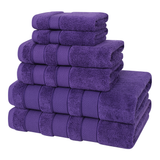 Salem 6 Piece 100% Cotton Luxury Bath Towel Set - 10 Set Case Pack From American Soft Linen