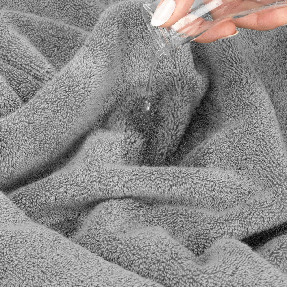 Salem 6 Piece 100% Cotton Luxury Bath Towel Set - 10 Set Case Pack From American Soft Linen