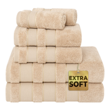 Salem 6 Piece 100% Cotton Luxury Bath Towel Set - 10 Set Case Pack From American Soft Linen