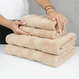 Salem 6 Piece 100% Cotton Luxury Bath Towel Set - 10 Set Case Pack From American Soft Linen