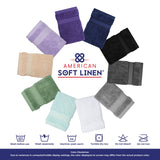 Salem 6 Piece 100% Cotton Luxury Bath Towel Set - 10 Set Case Pack From American Soft Linen