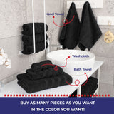 Single Piece - Create Your Set - 100% Cotton Turkish Towels with 20 Different Colors