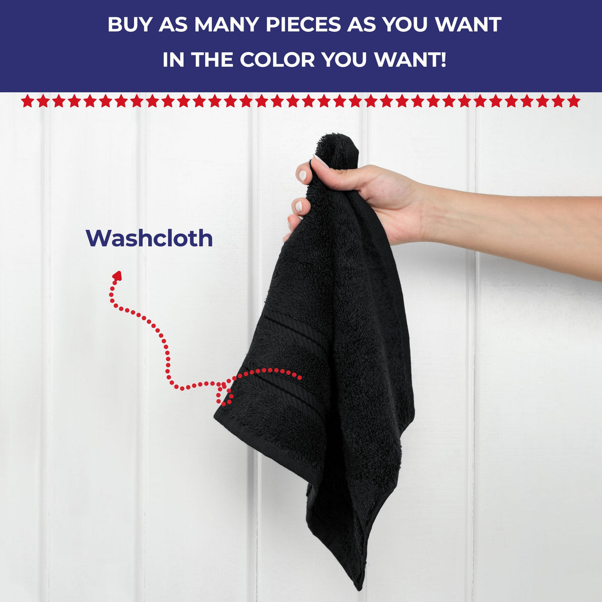 Single Piece - Create Your Set - 100% Cotton Turkish Towels with 20 Different Colors