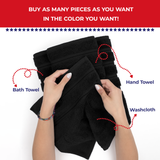 Single Piece - Create Your Set - 100% Cotton Turkish Towels with 20 Different Colors