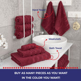 Single Piece - Create Your Set - 100% Cotton Turkish Towels with 20 Different Colors