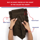 Single Piece - Create Your Set - 100% Cotton Turkish Towels with 20 Different Colors