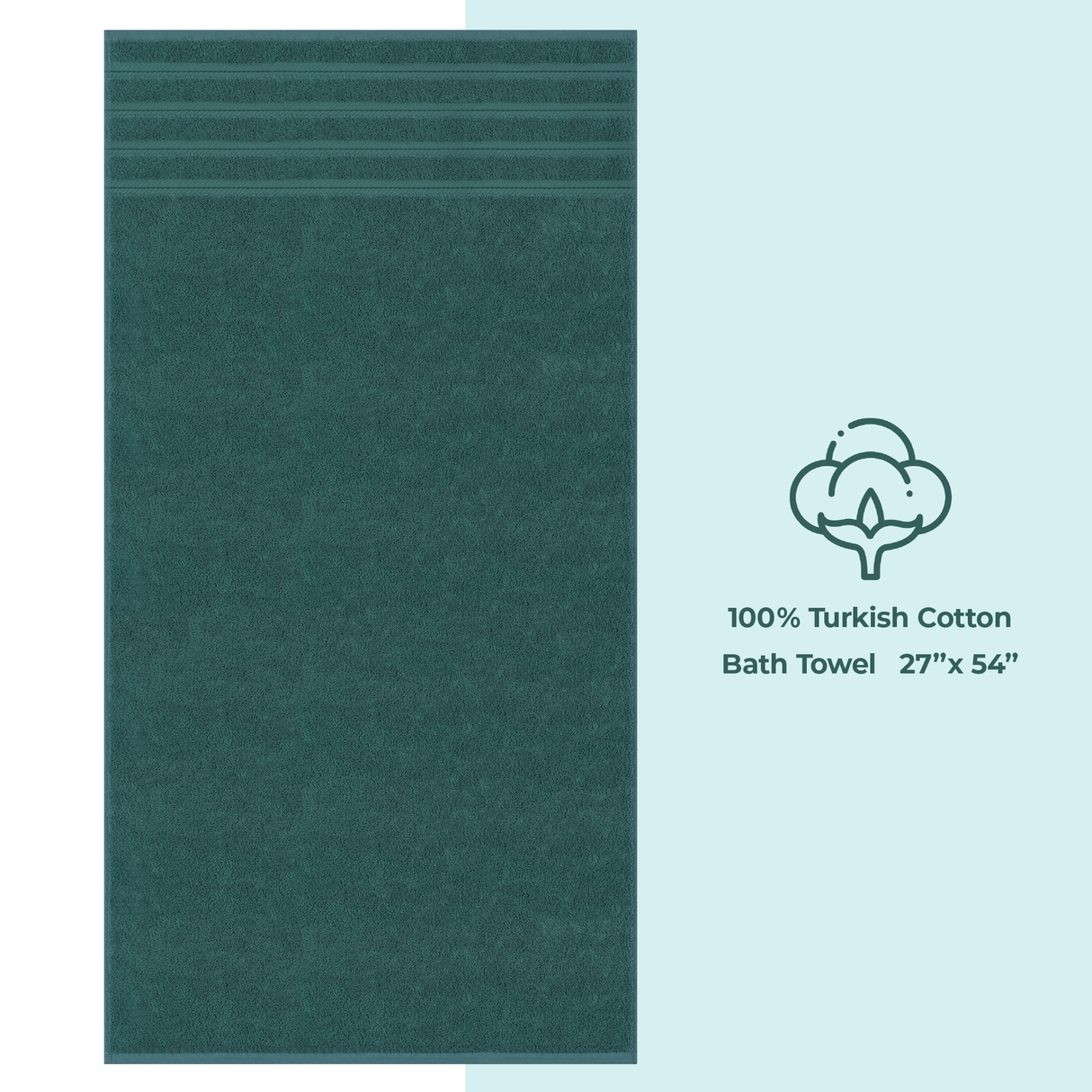 Single Piece - Create Your Set - 100% Cotton Turkish Towels with 20 Different Colors