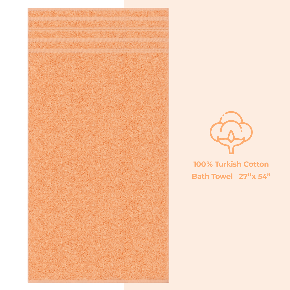 Single Piece - Create Your Set - 100% Cotton Turkish Towels with 20 Different Colors