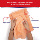 Single Piece - Create Your Set - 100% Cotton Turkish Towels with 20 Different Colors
