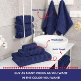Single Piece - Create Your Set - 100% Cotton Turkish Towels with 20 Different Colors