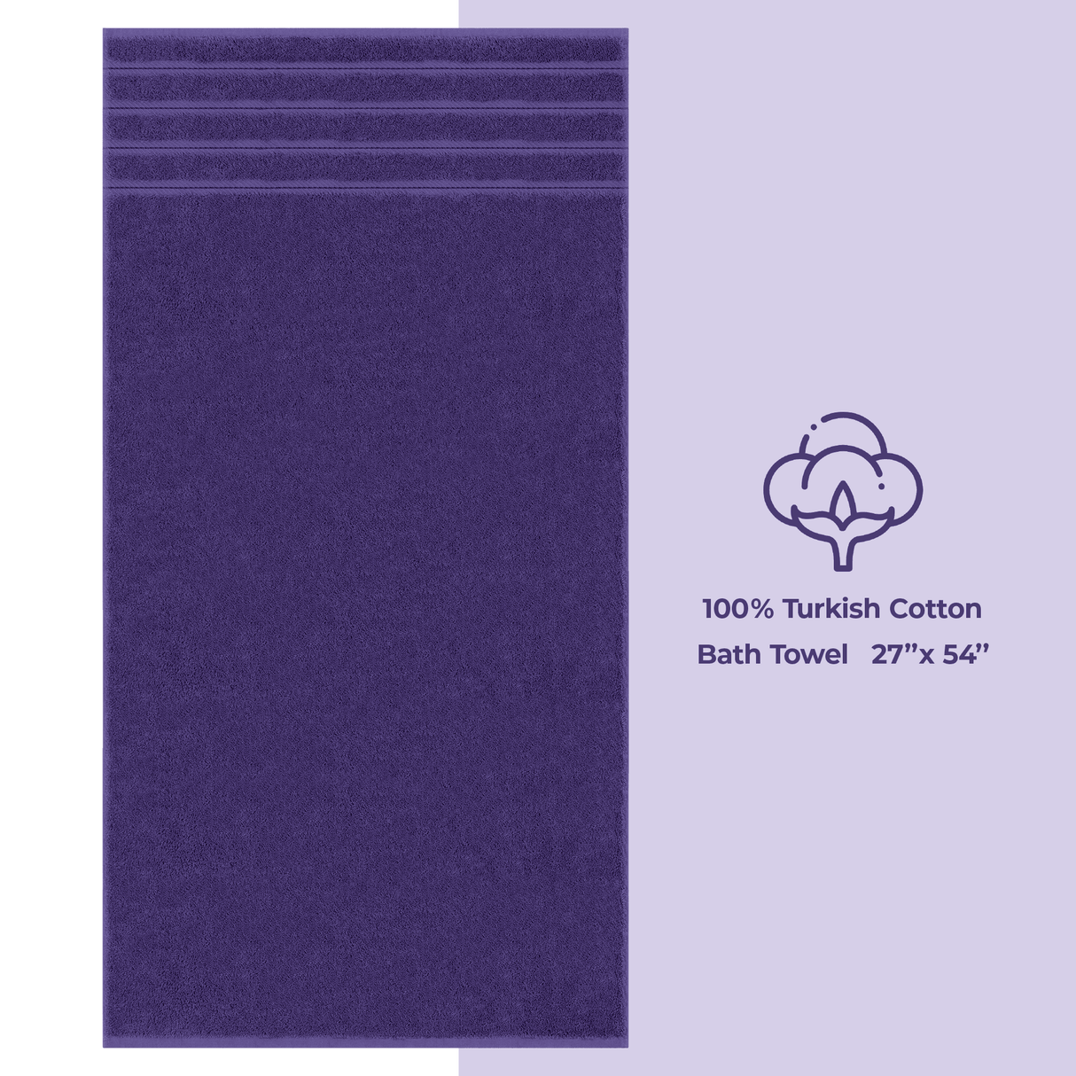 Single Piece - Create Your Set - 100% Cotton Turkish Towels with 20 Different Colors