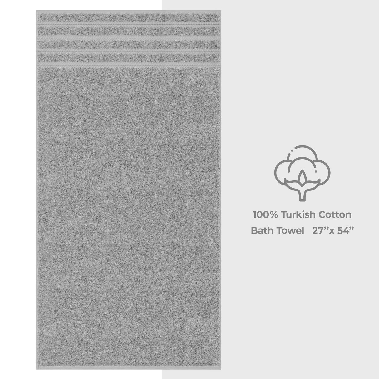 Single Piece - Create Your Set - 100% Cotton Turkish Towels with 20 Different Colors