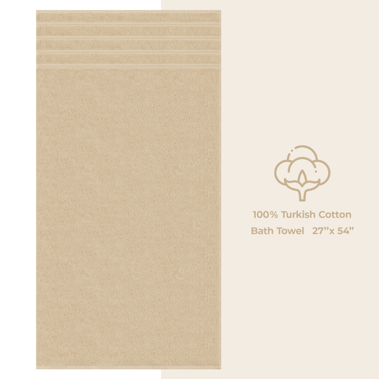 Single Piece - Create Your Set - 100% Cotton Turkish Towels with 20 Different Colors