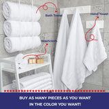 Single Piece - Create Your Set - 100% Cotton Turkish Towels with 20 Different Colors