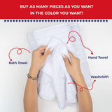 Single Piece - Create Your Set - 100% Cotton Turkish Towels with 20 Different Colors