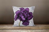 Purple Floral Cushion Covers from Moderny