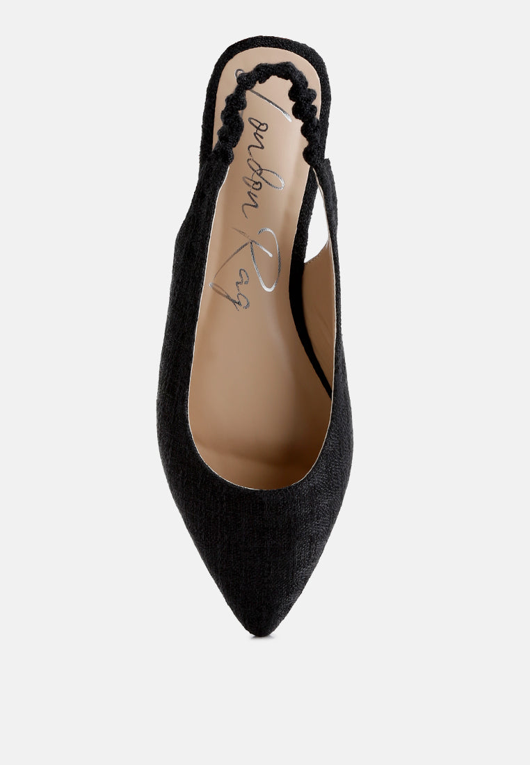 Amirah Slingback Ballet Flats from London Rag International