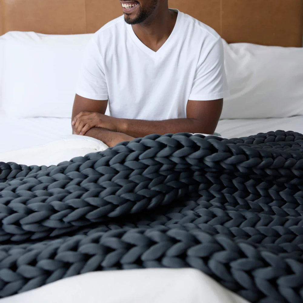 Ice Knit Weighted Blanket From Nuzzie