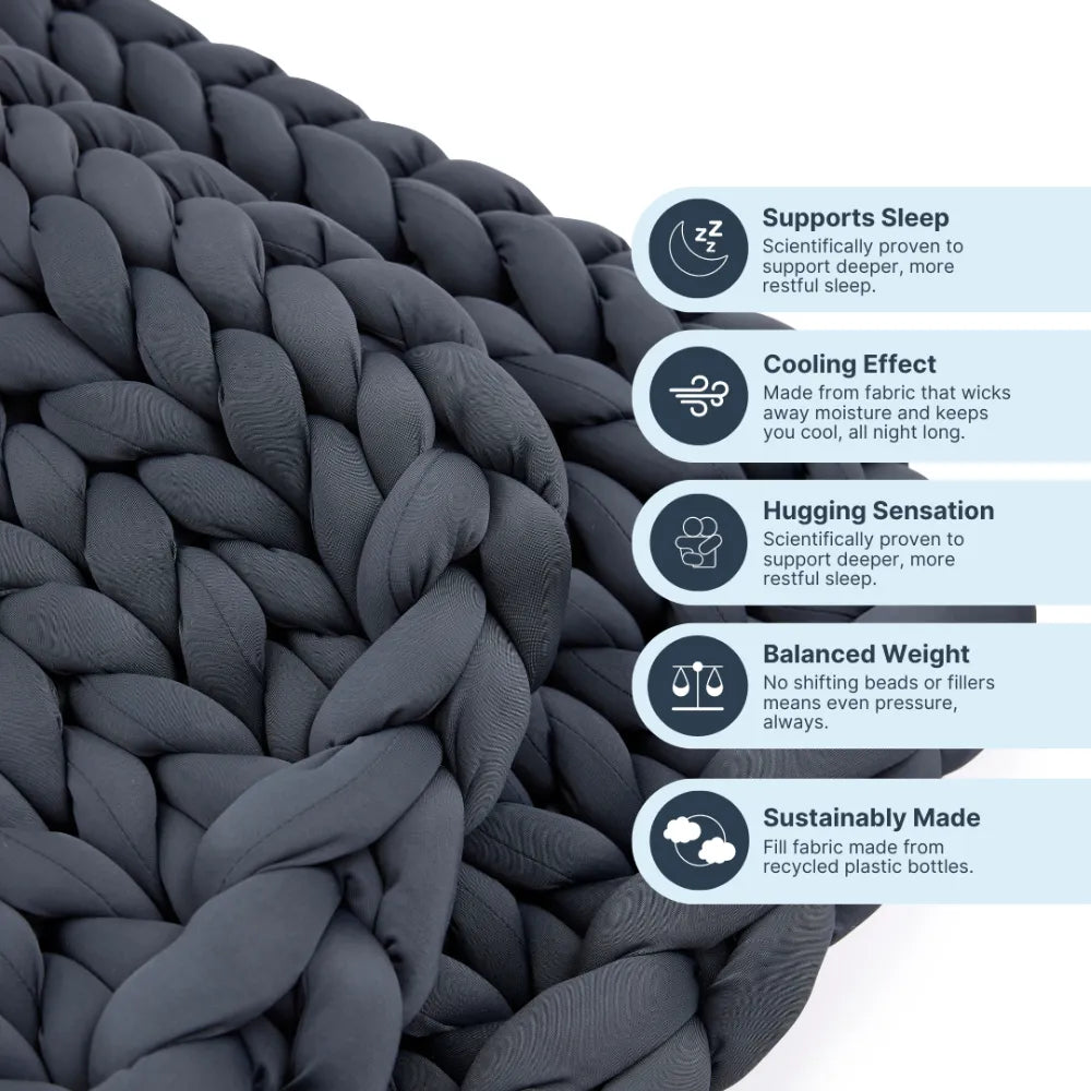 Ice Knit Weighted Blanket From Nuzzie