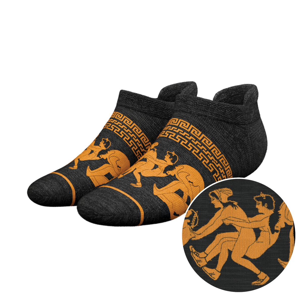 The Ancient Twister | Vase Heel Hammock™ Ankle Socks from Shinesty