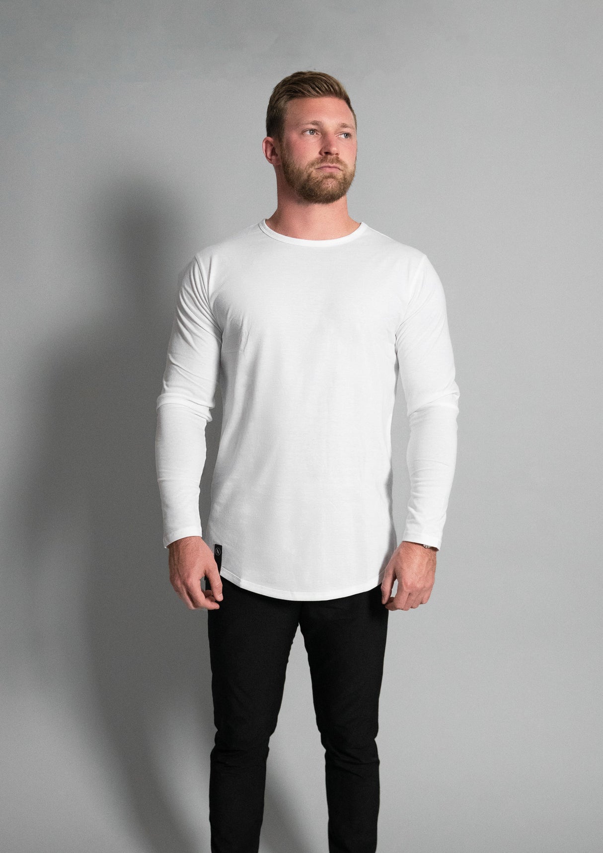 L/S Curved Hem from Ten/10 Apparel