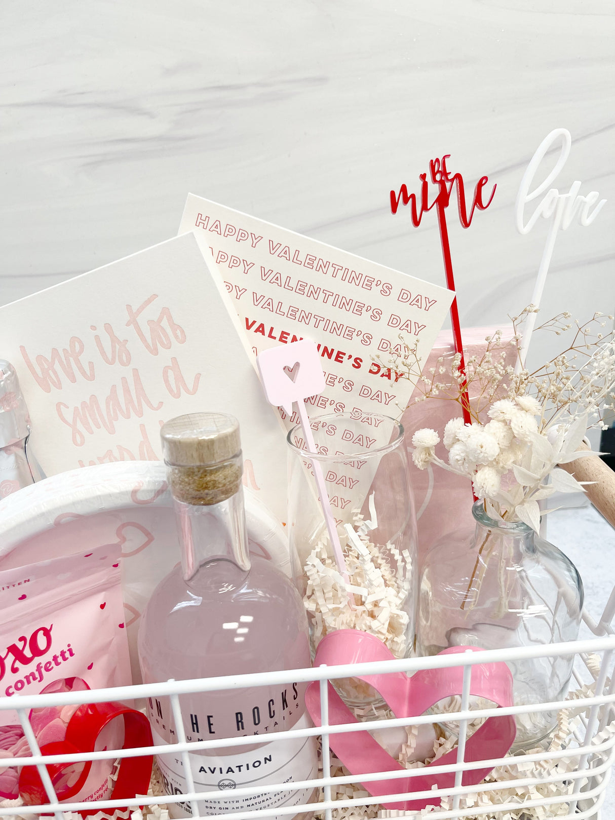 Valentine's Day Drink Stirrers from The Cotton & Canvas Co.