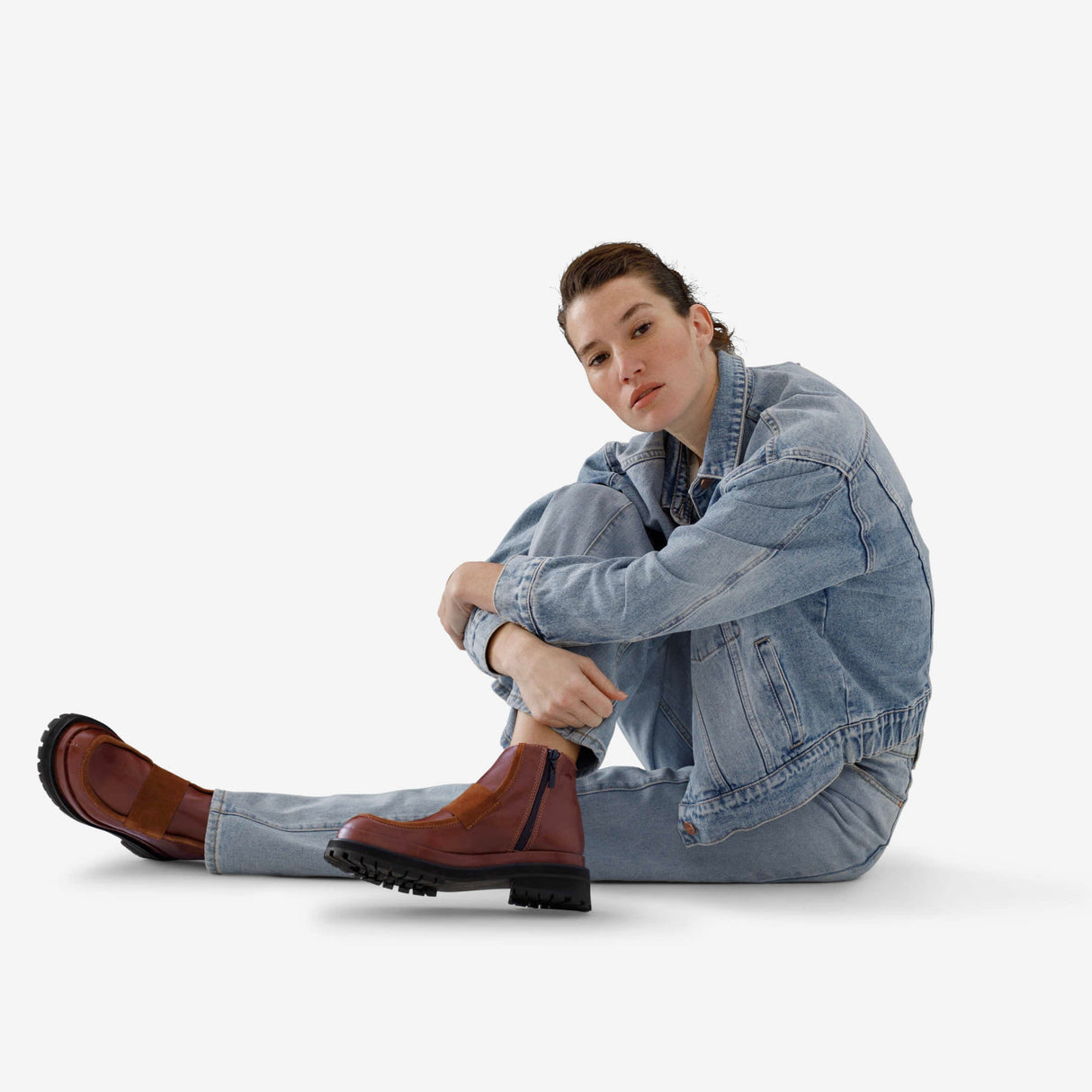 Anny Ankle Chunky Boots From Rotunda