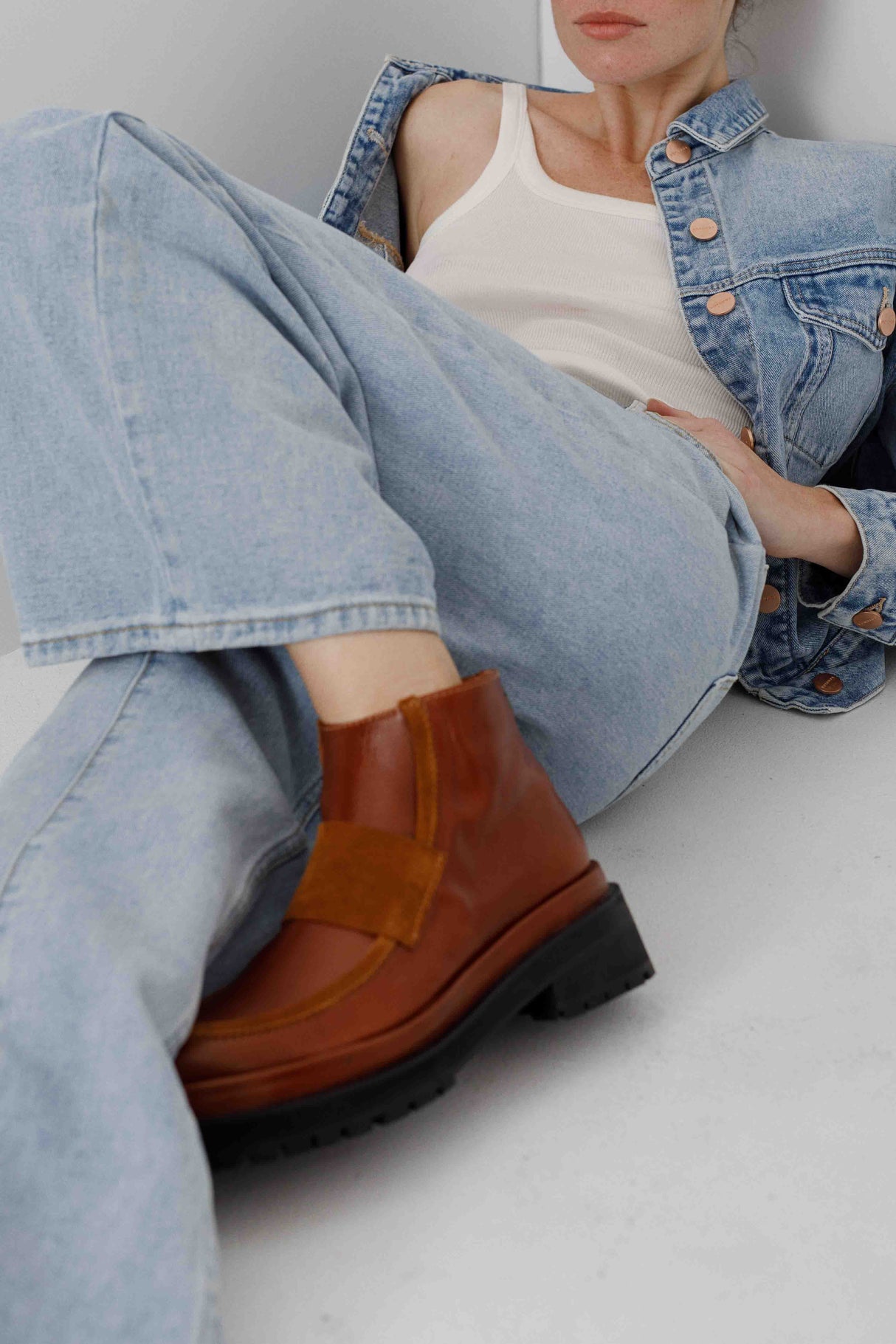 Anny Ankle Chunky Boots From Rotunda