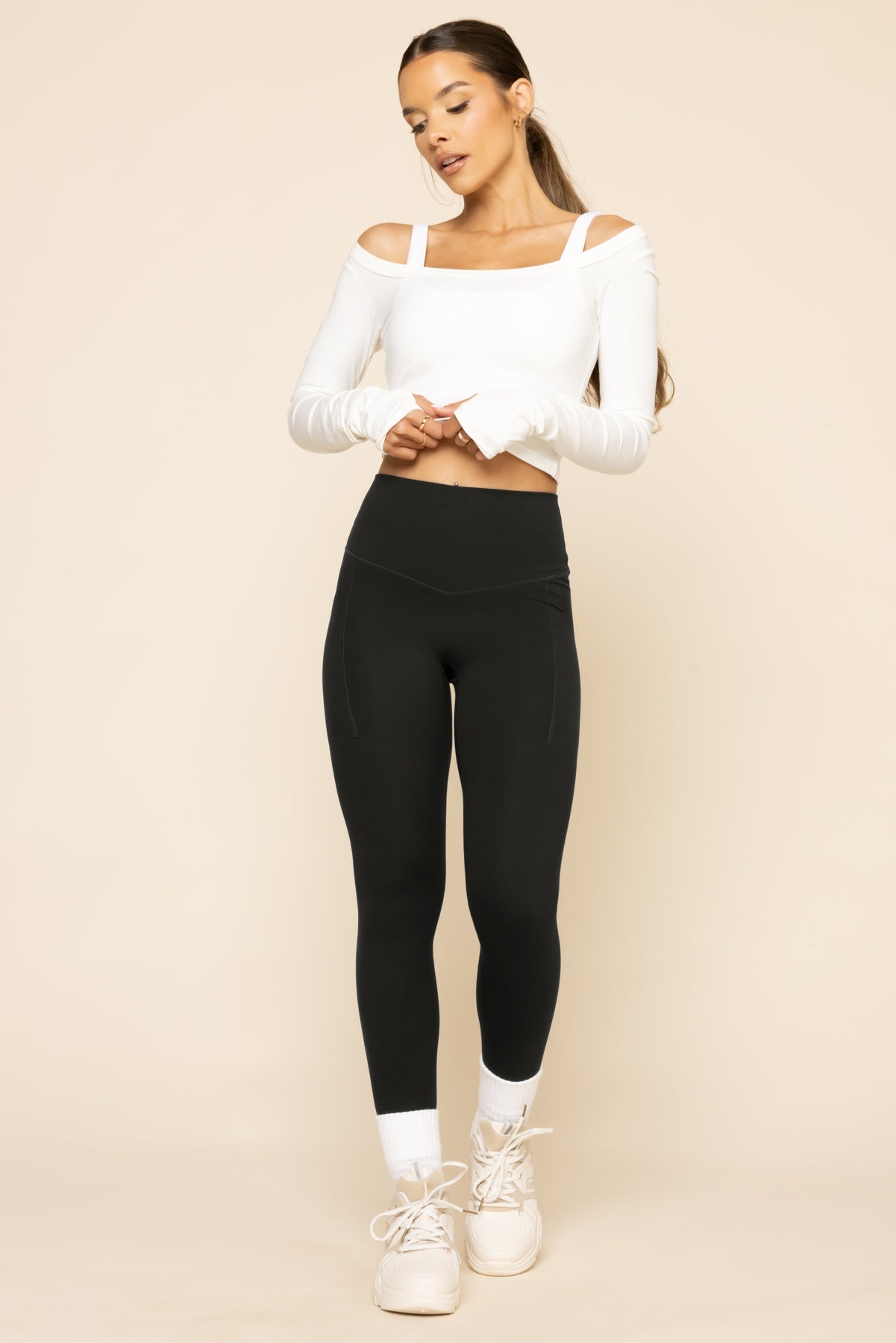 Supersculpt™ Leggings with Pockets - Black from POPFLEX