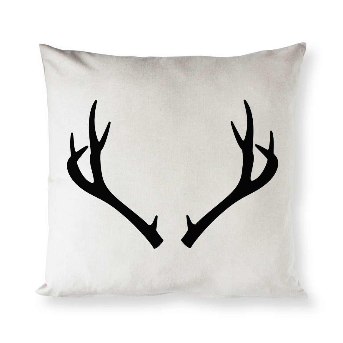 Deer Antler Christmas Holiday Pillow Cover from The Cotton & Canvas Co.