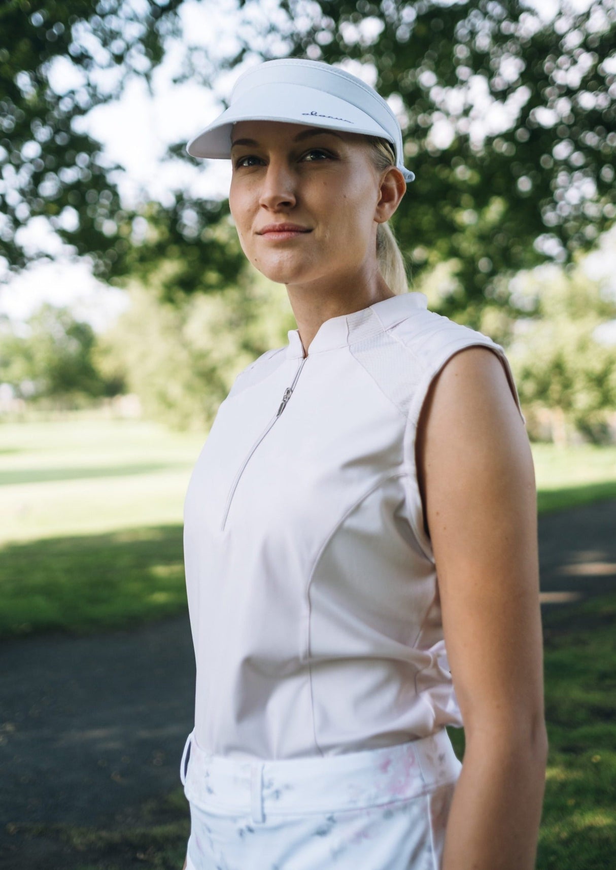 Women Lisa Sleeveless Polo from Abacus Sportswear US
