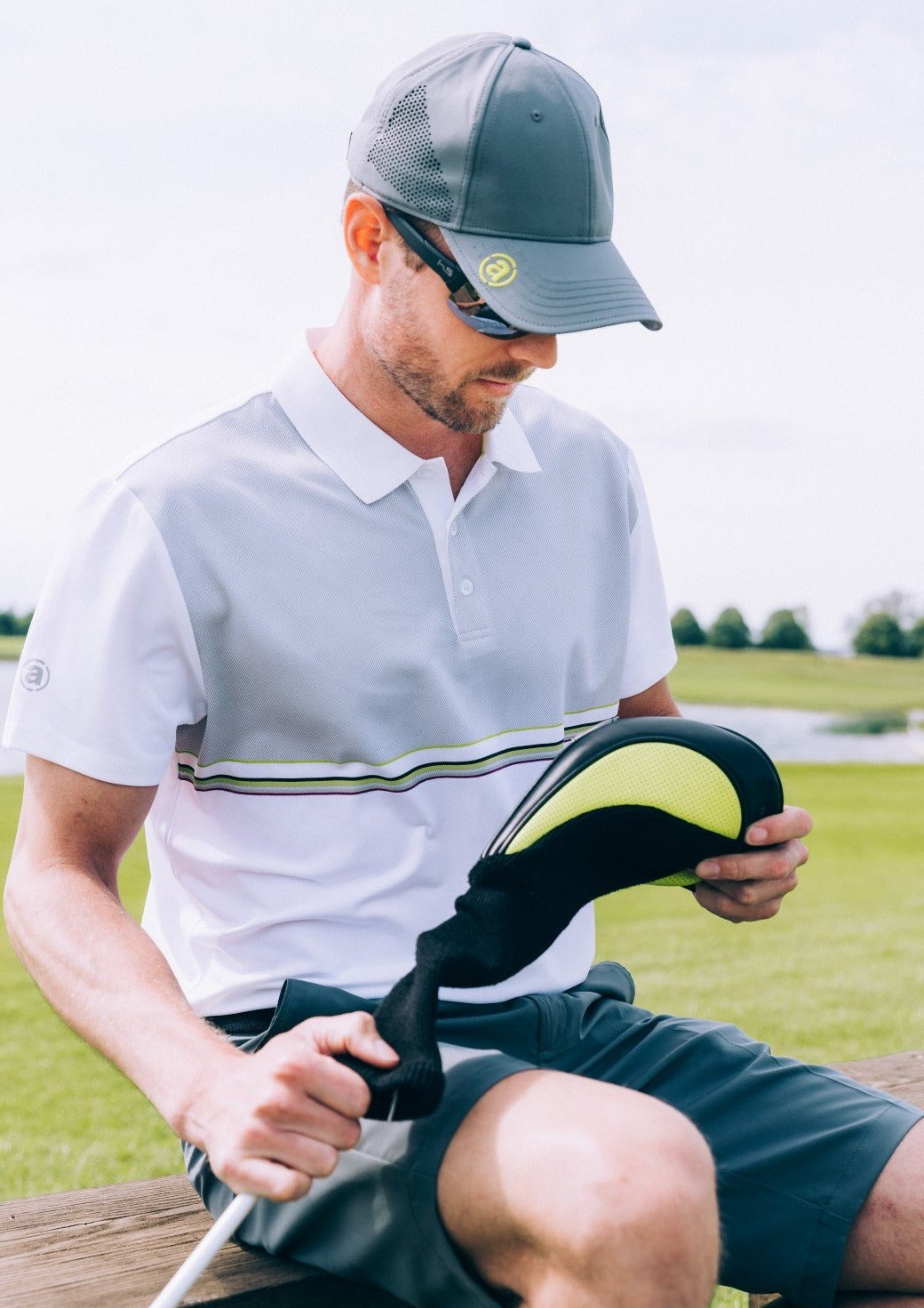 Mens Burnham polo from Abacus Sportswear US