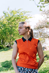 Women Lily sleeveless polo from Abacus Sportswear US