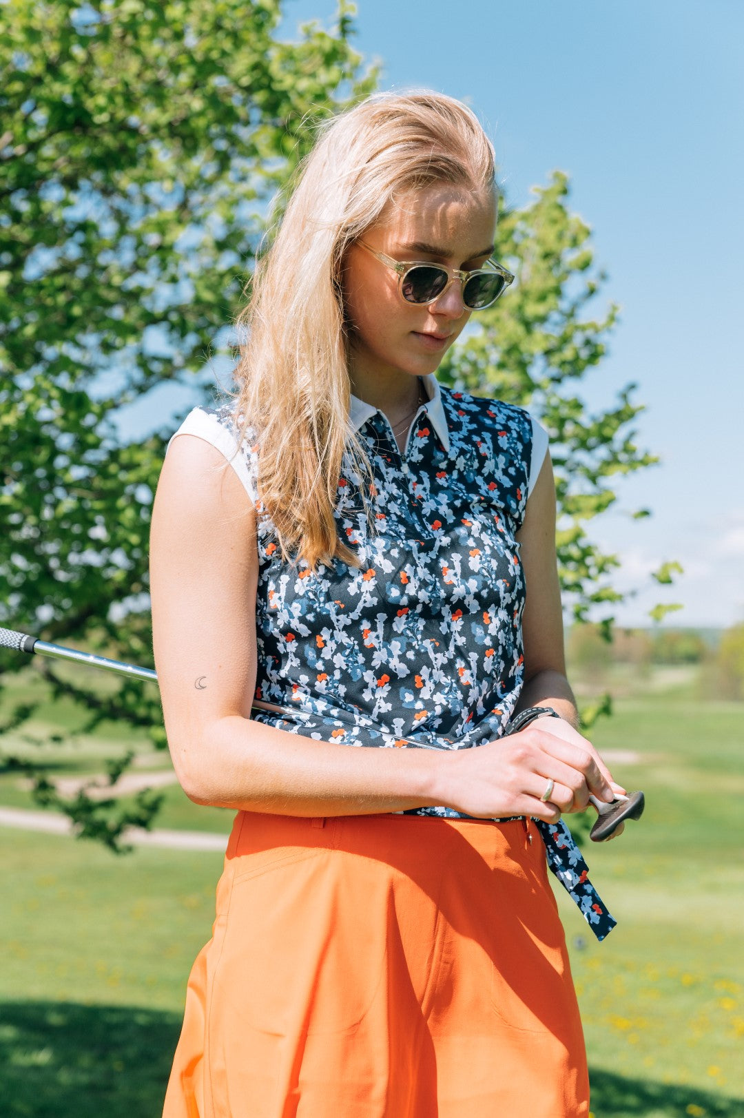 Women Lily sleeveless polo from Abacus Sportswear US