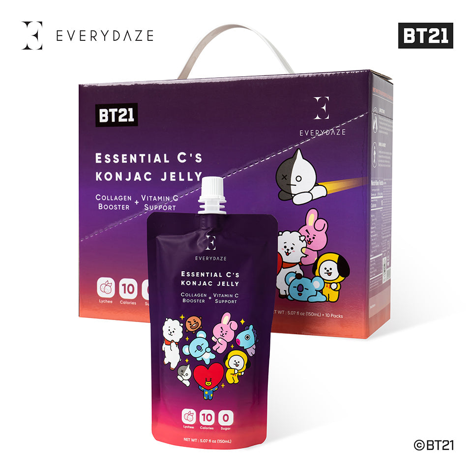 EVERYDAZE with BT21: Essential C’s Konjac Jelly – Lychee from Masksheets