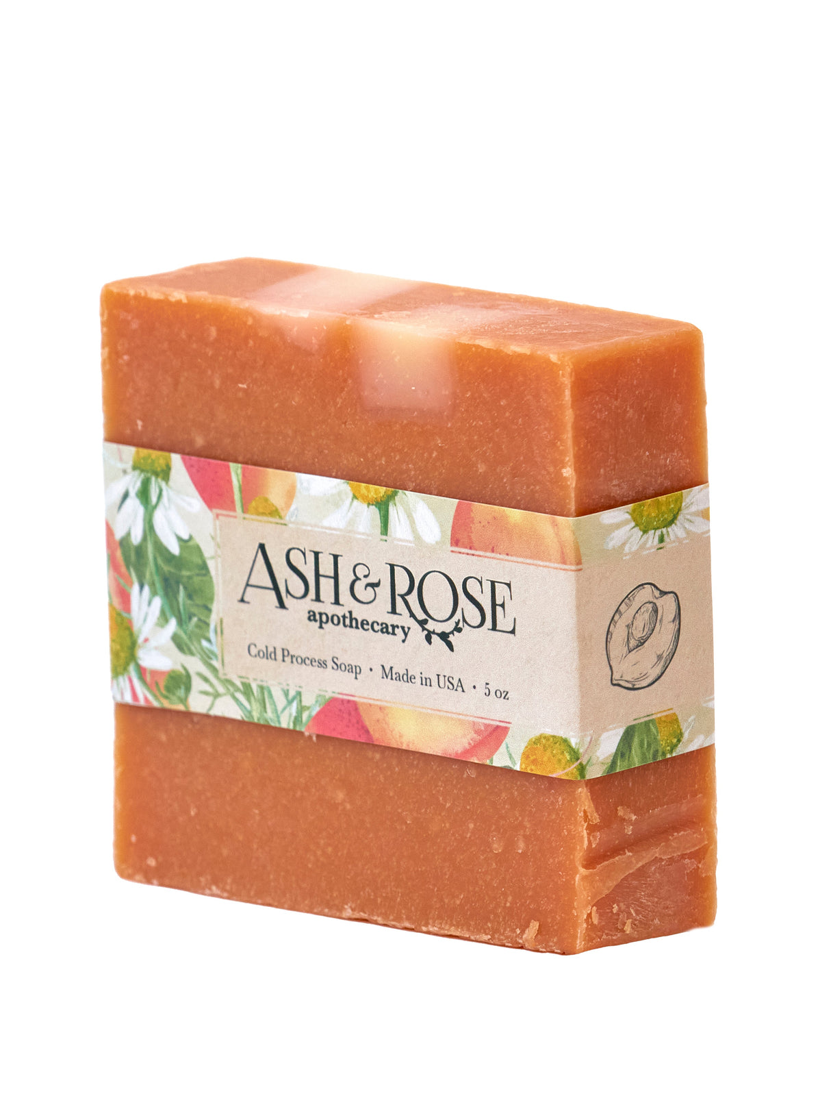 Apricot Chamomile Soap Bar from Ash & Rose