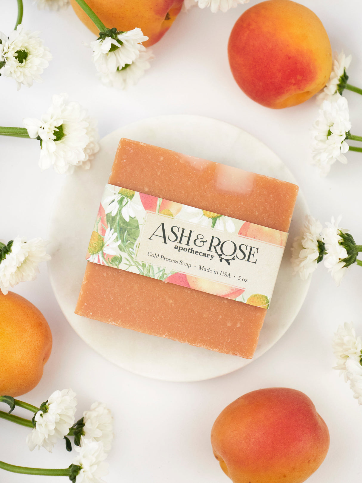 Apricot Chamomile Soap Bar from Ash & Rose
