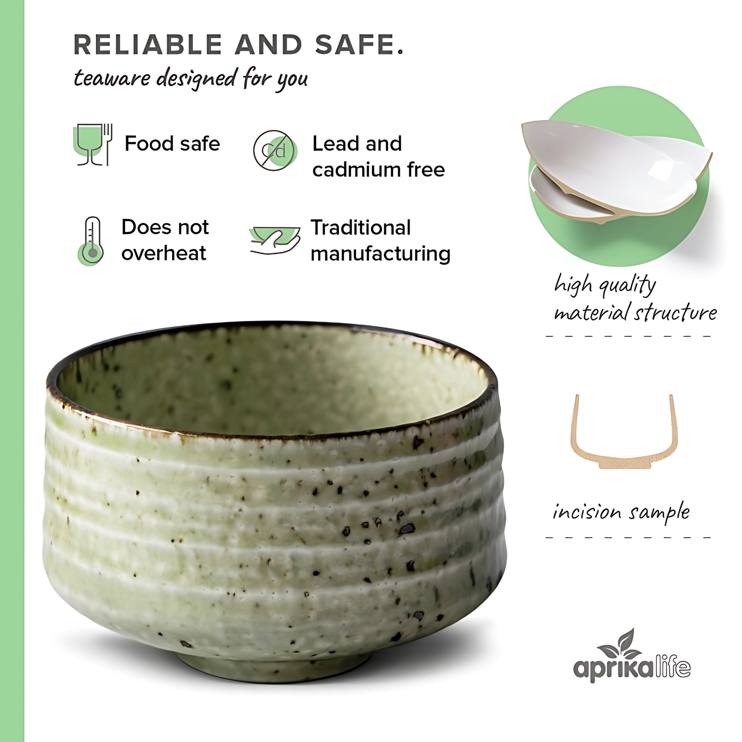Aprika Life Kaneni Matcha Bowl - Thumbnail 4