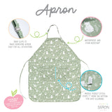 Forest Friends Apron - fits sizes youth small through adult 2XL from BapronBaby
