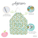 Cookies & Milk Apron - fits sizes youth small through adult 2XL from BapronBaby