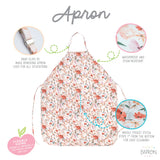 Peachy Dreams Apron - fits sizes youth small through adult 2XL from BapronBaby