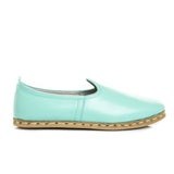 Women's Aqua Slip On Shoes from Atlantis Handmade Shoes