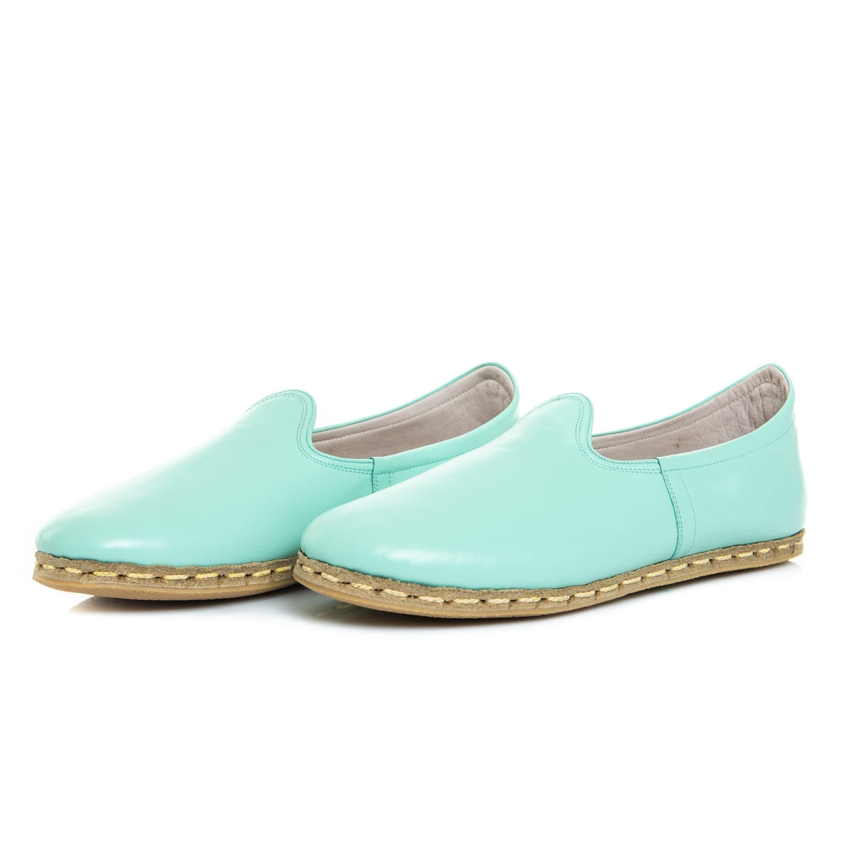 Men's Aqua Slip On Shoes from Atlantis Handmade Shoes