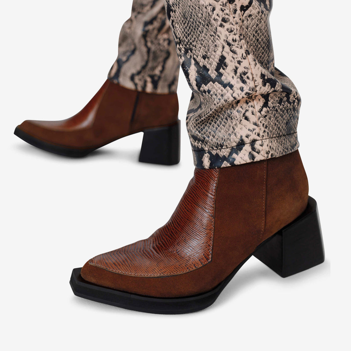 Arge block heel Boots From Rotunda